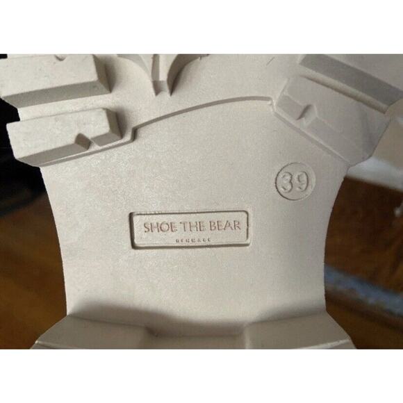 Anthropologie: SHOE THE BEAR Cream Leather 'Iona' Chelsea Boots sz 39 (sz 8 US) - Picture 9 of 12